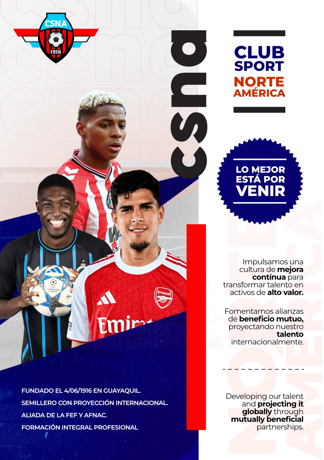 Diseño para Brochure del CSNA